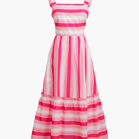 JCrew Factory NWT squareneck midi dress, size 6 - Picture 2 of 5